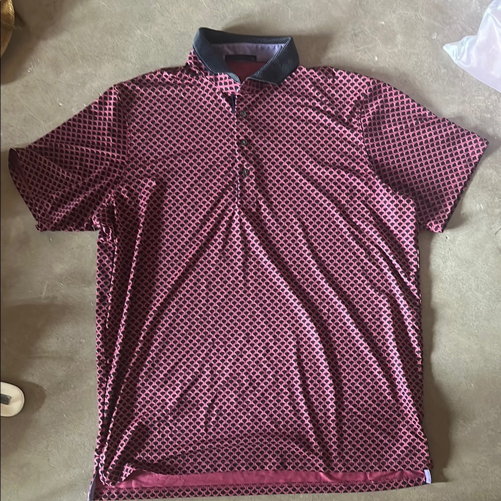 Greyson Brand Men's Golf Patterned Polo Shirt